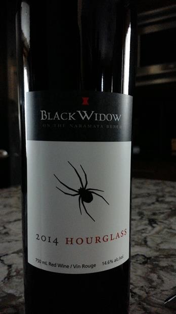 2014 Black Widow Winery Hourglass, Canada, British Columbia, Okanagan