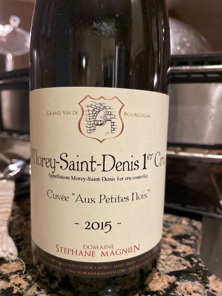 2015 Domaine Stephane Magnien Morey St. Denis 1er Cru Cuvée Aux