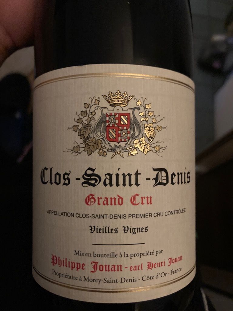 2022 Henri Jouan Clos St. Denis Vieilles Vignes - CellarTracker