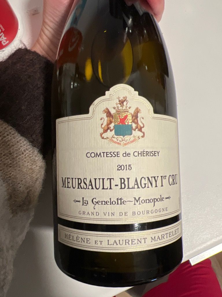 2015 Domaine Comtesse de Chérisey Meursault-Blagny 1er Cru La