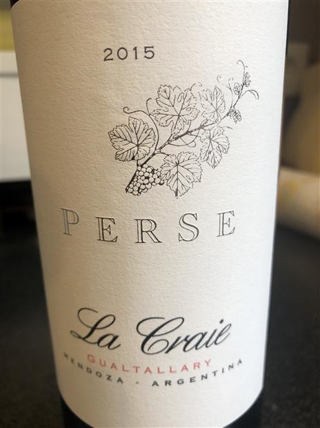 2015 PerSe La Craie - CellarTracker