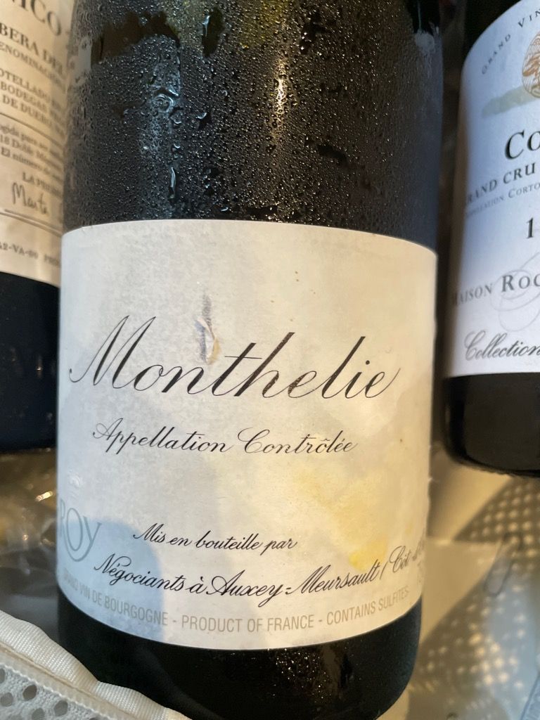 2015 Maison Leroy Monthélie - CellarTracker