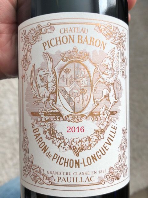 2016 Château Pichon-Longueville Baron - CellarTracker