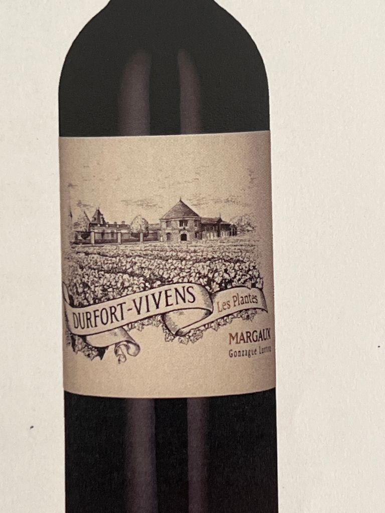 2019 Château Durfort-Vivens Les Plantes - CellarTracker