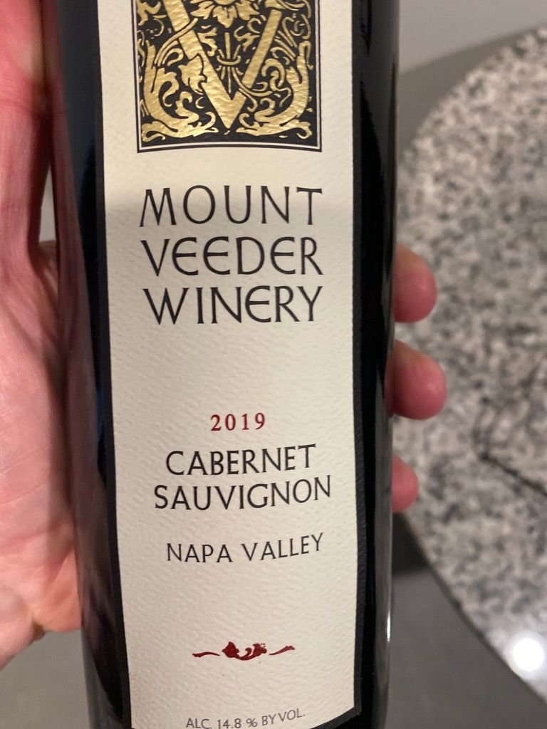 2019 Mount Veeder Winery Cabernet Sauvignon Usa California Napa Valley Cellartracker