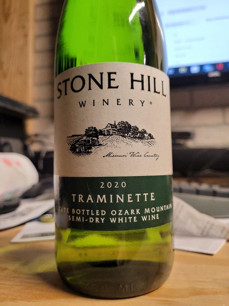 2020 Stone Hill Winery Traminette Estate Bottled, USA, Missouri, Ozark ...