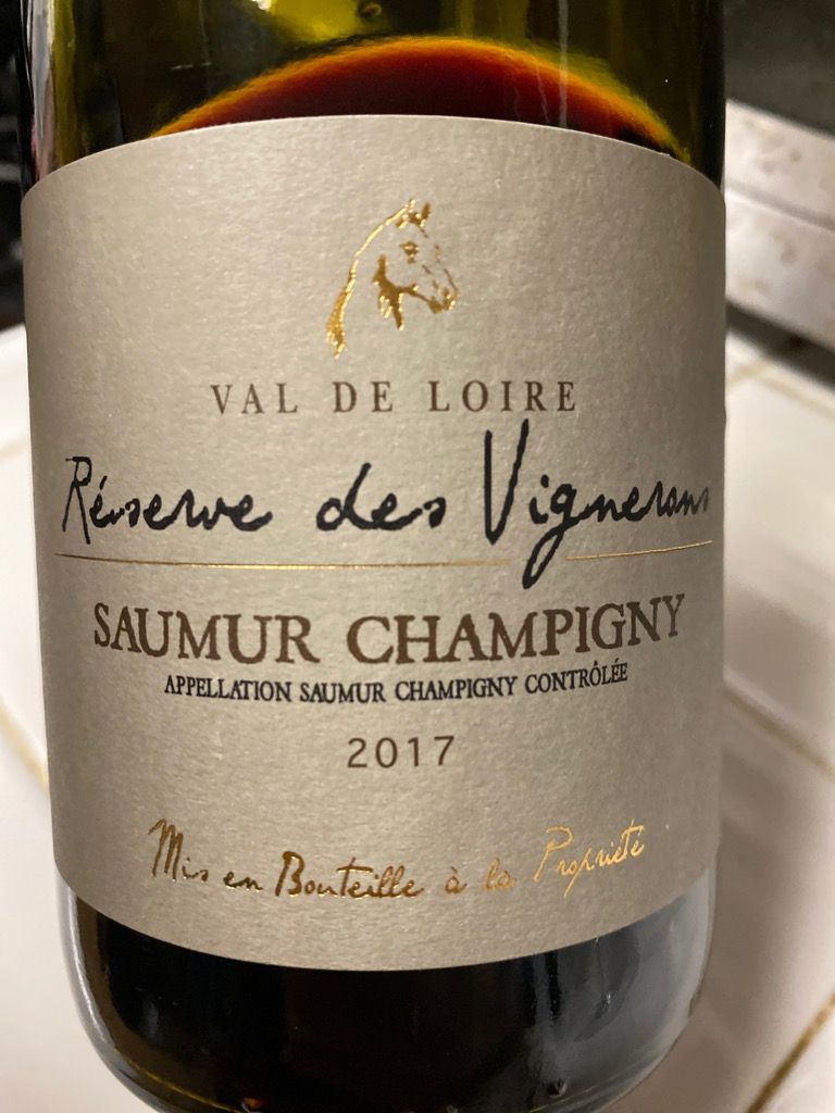 2017 Alliance Loire Saumur-Champigny Réserve des Vignerons, France ...