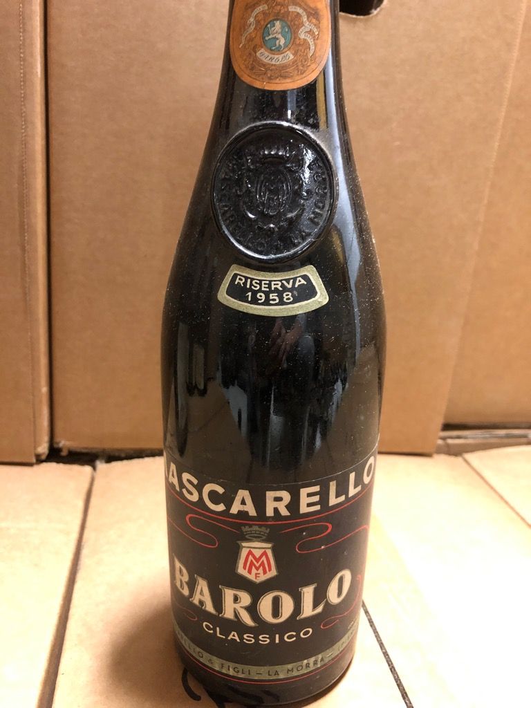 1961 Michele Mascarello Figli Barolo Riserva Speciale