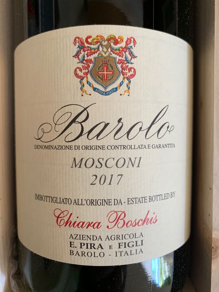 2017 E. Pira & Figli (Chiara Boschis) Barolo Mosconi, Italy, Piedmont ...