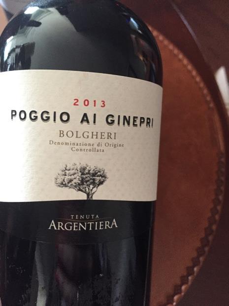 2013 Tenuta Argentiera Bolgheri Poggio Ai Ginepri, Italy, Tuscany ...