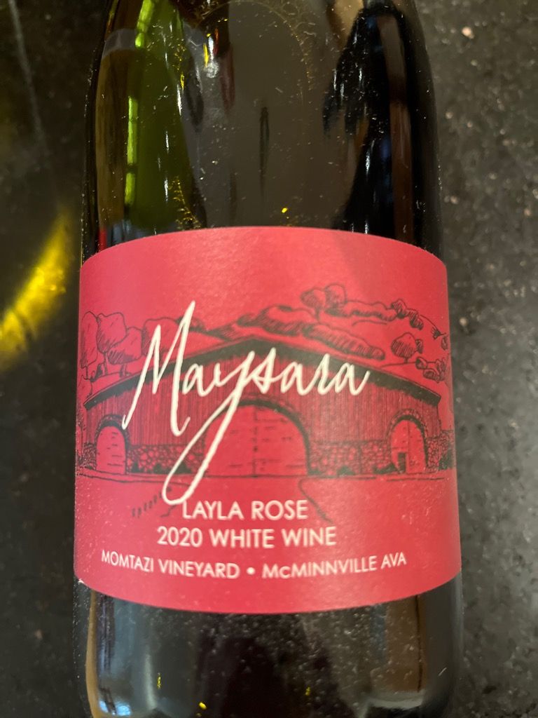 2020 Maysara Winery Pinot Gris Layla Rose Momtazi Vineyard, USA, Oregon, Willamette Valley