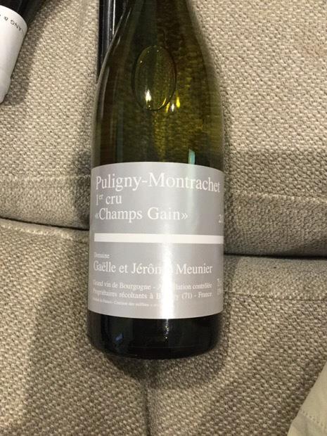 2013 Gaëlle et Jérome Meunier Puligny-Montrachet 1er Cru Les