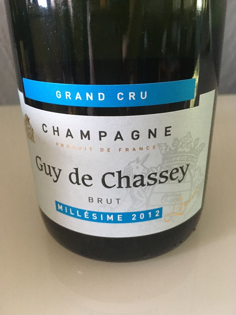 1996 Guy de Chassey Champagne Grand Cru Brut Millésimé