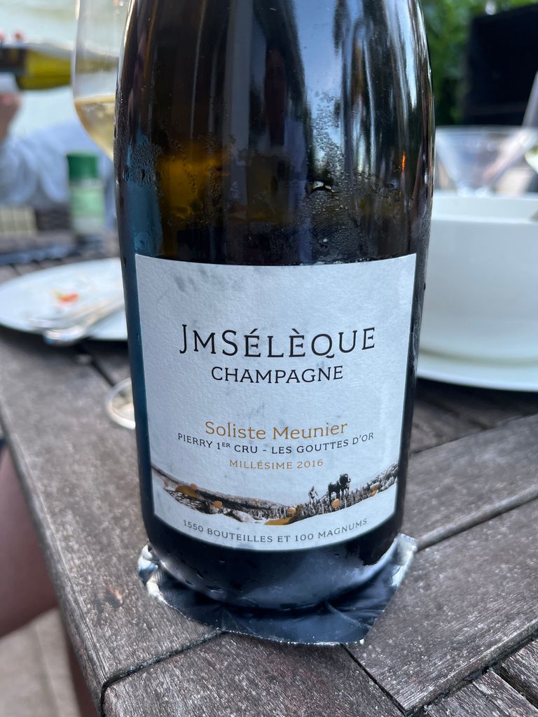 N.V. J-M Seleque Champagne Premier Cru Soliste Meunier Pierry Les