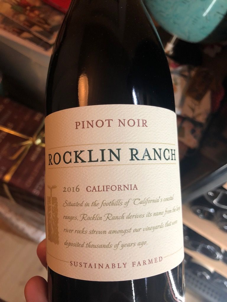 2016 Rocklin Ranch Pinot Noir, USA, California - CellarTracker