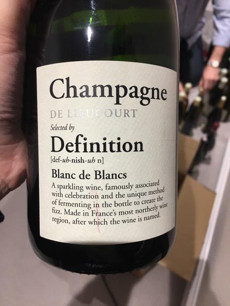 NV Definition for Majestic Champagne Blanc de Blancs, France, Champagne ...
