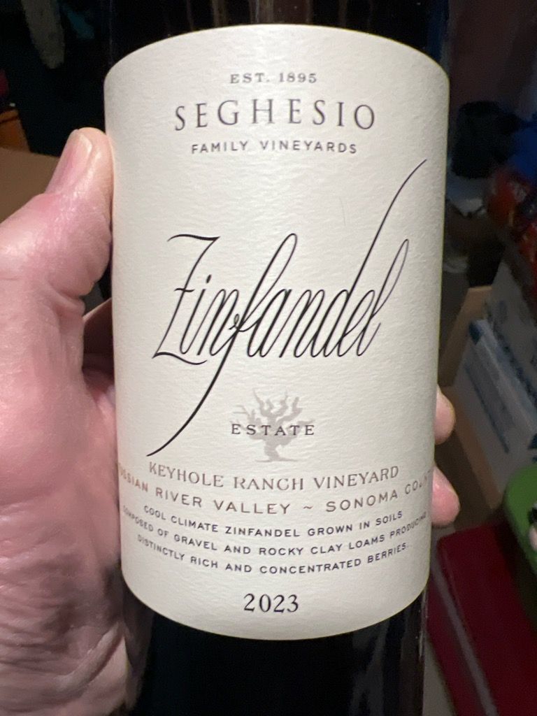 ワイン sige 2021 Seghesio Family Vineyards Zinfandel Keyhole Ranch - CellarTracker