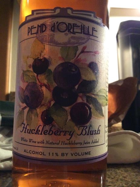 Pend d'oreille winery huckleberry blush (609364600958)