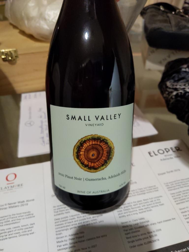 2021 Small Valley Vineyard Pinot Noir, Australia, South Australia