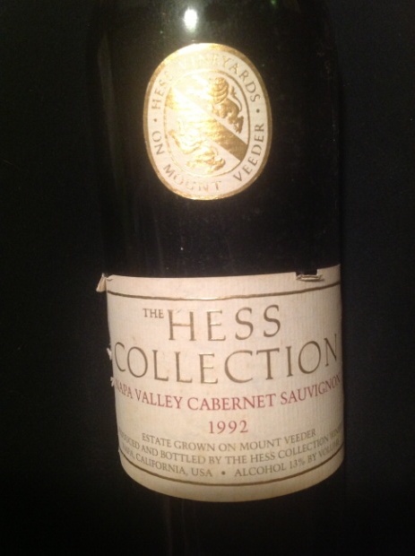 1987 The Hess Collection Cabernet Sauvignon Mt. Veeder