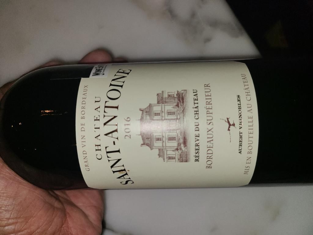 2016 Château SaintAntoine, France, Bordeaux, Bordeaux Supérieur