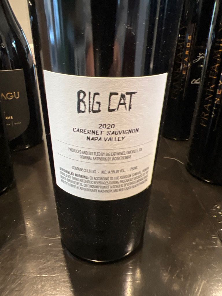 NV Big Cat Wines Sauvignon, USA, California, Napa Valley