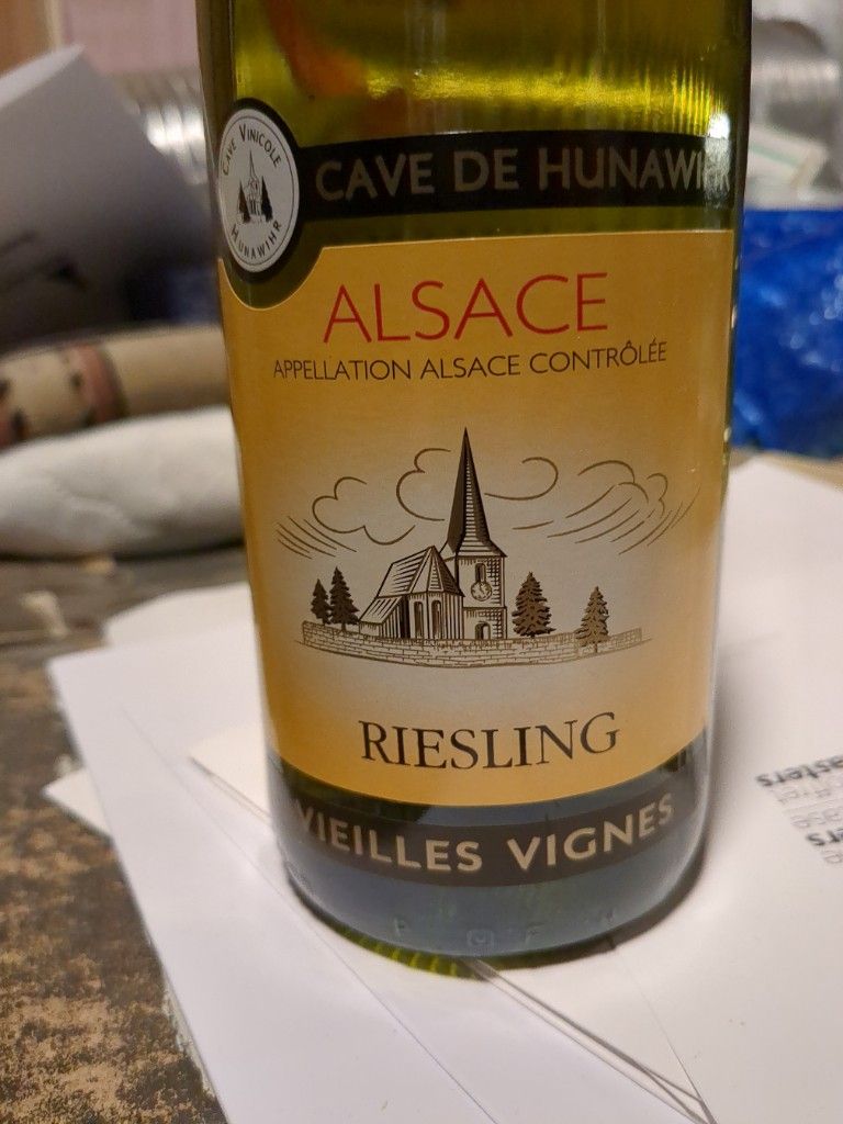 Hunawihr Riesling 2022 Cave Vinicole de Hunawihr Riesling Haut-Rhin Vieilles Vignes ...