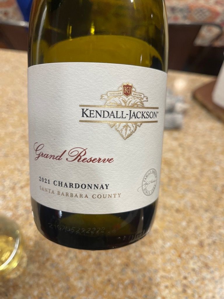 2021 KendallJackson Chardonnay Grand Reserve, USA, California CellarTracker