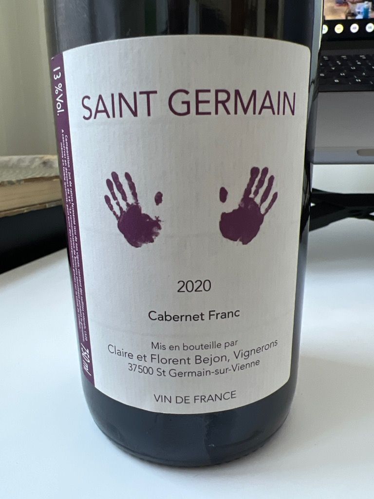 2017 Claire et Florent Bejon Saint Germain, France, Loire Valley, Vin ...