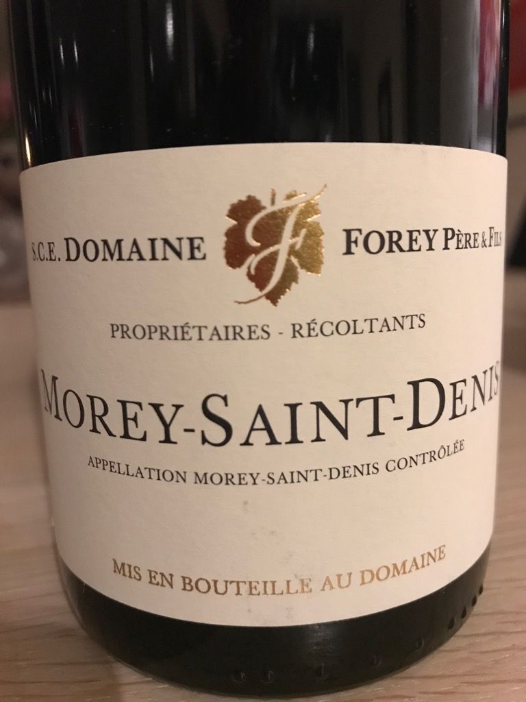 2017 Forey Père et Fils Morey St. Denis - CellarTracker