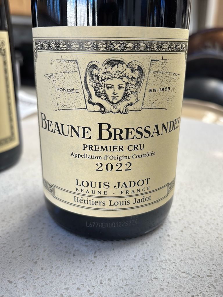 2022 Louis Jadot Beaune 1er Cru Bressandes Domaine des Héritiers