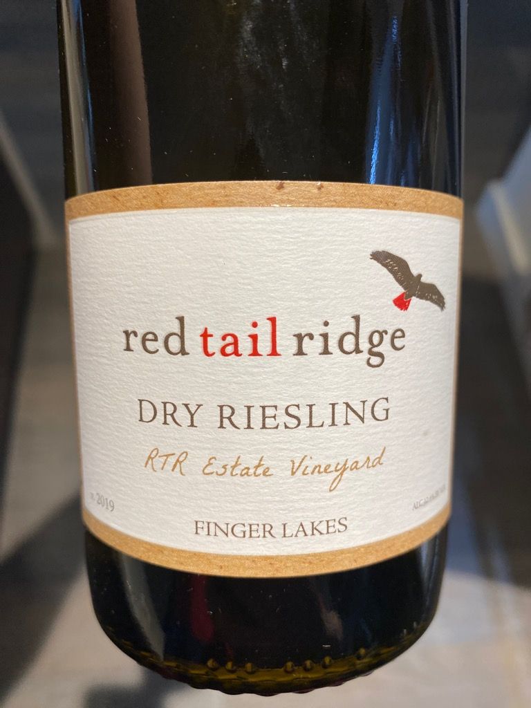 Red Tail Ridge Riesling 2019 Red Tail Ridge Winery Dry Riesling RTR Estate Vineyard, USA, New ...