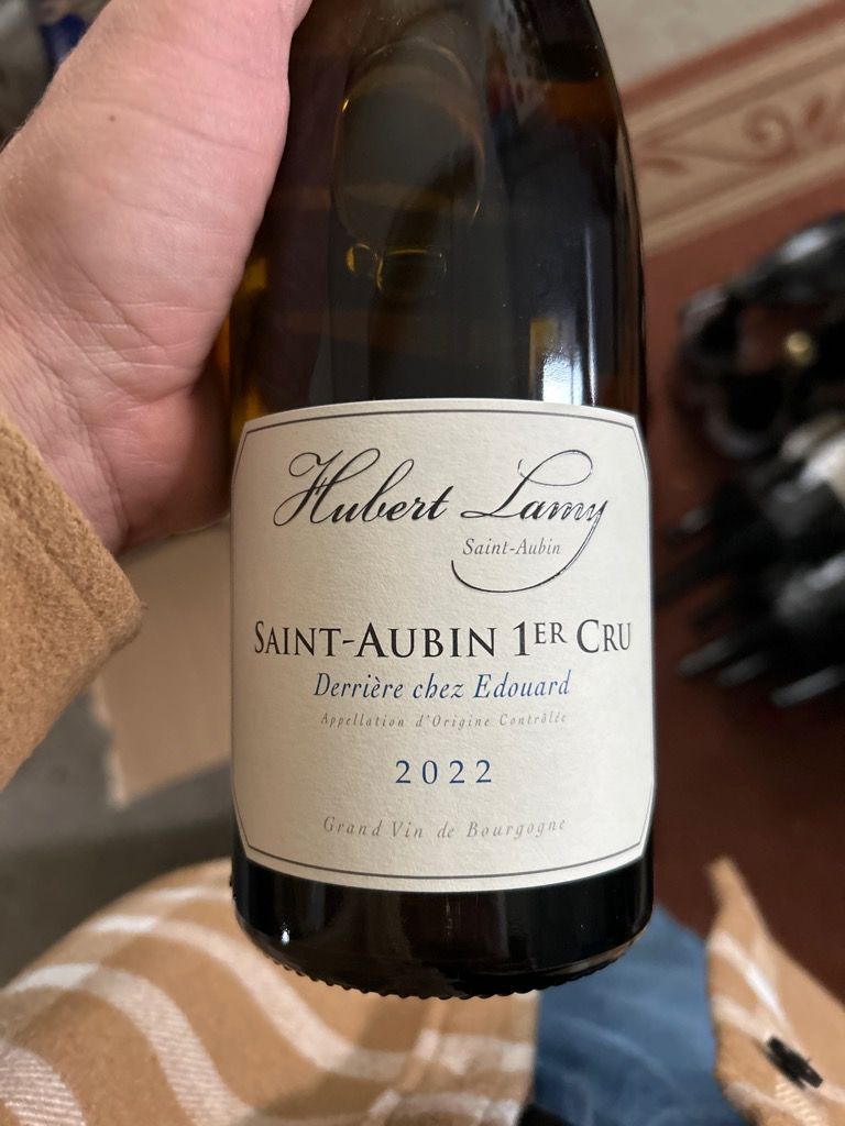 2014 Hubert Lamy Saint-Aubin 1er Cru Derrière Chez Edouard Blanc