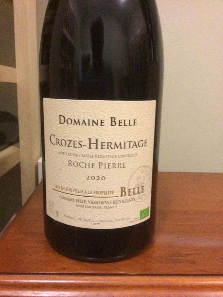 Crozes Hermitage Rouge Cuvée Louis Belle 2022 Bio - Domaine Belle 75cl