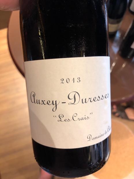 2022 Domaine de Chassorney Auxey-Duresses Les Crais Rouge