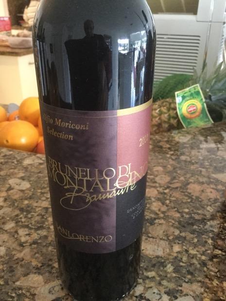 2004 Lorenzo Sassetti Brunello di Montalcino, Italy, Tuscany ...