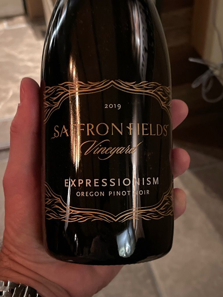 2019 Saffron Fields Vineyard Pinot Noir Expressionism, USA, Oregon