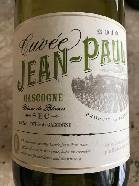 2016 Côtes Cuvée Jean Paul, France, Southwest France, Gascony, Côtes de Gascogne - CellarTracker