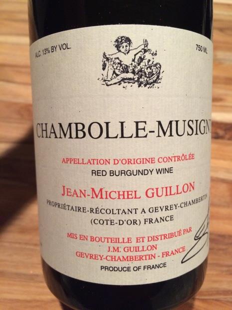Chambolle Musigny 2010 Jean Carillon
