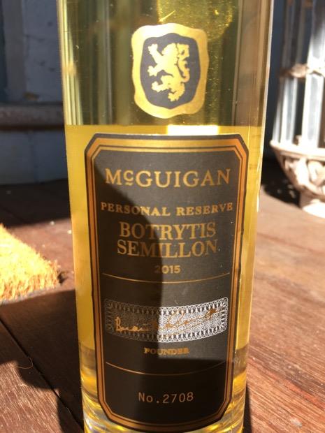1997 McGuigan Sémillon Botrytis Personal Reserve - CellarTracker