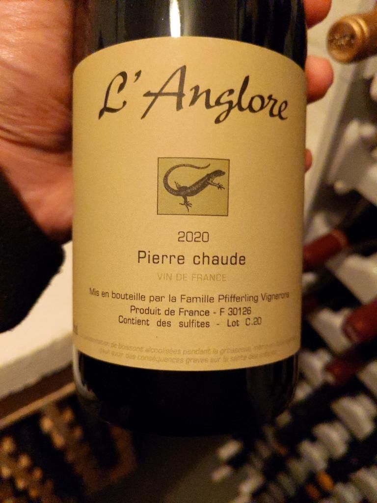 2020 Domaine de l'Anglore Pierre Chaude - CellarTracker