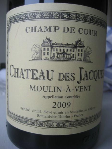 Louis Jadot Chateau des Jacques Moulin-a-Vent Champ de Cour 2015, France