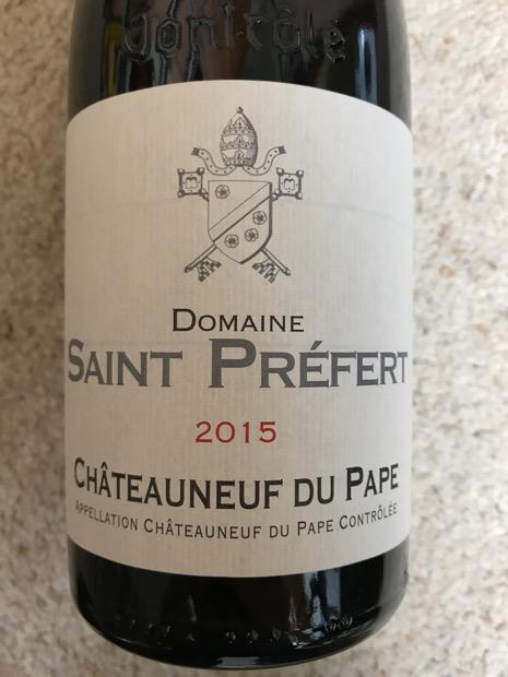 15 Domaine Saint Prefert Chateauneuf Du Pape France Rhone Southern Rhone Chateauneuf Du Pape Cellartracker