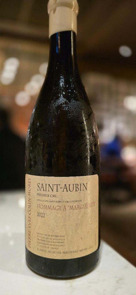 2018 Pierre-Yves Colin-Morey Saint-Aubin 1er Cru Hommage à