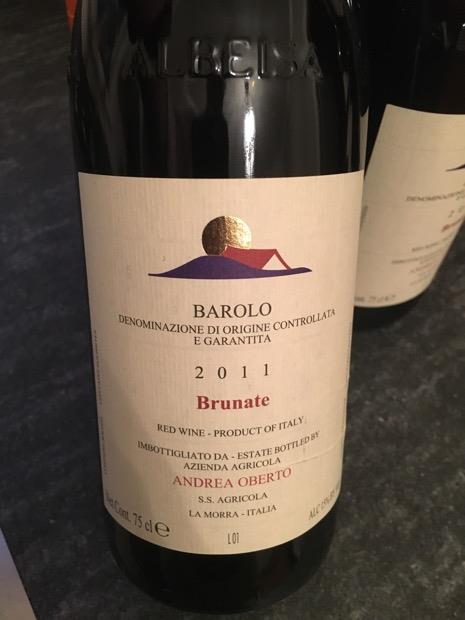 2011 Andrea Oberto Barolo Brunate CellarTracker