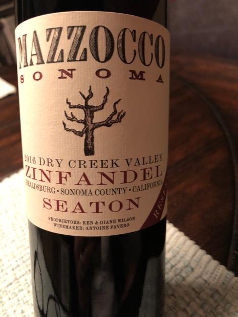 Mazzocco Zinfandel 2016 2025