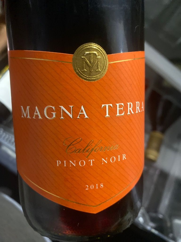 2018 Magna Terra Pinot Noir, USA, California CellarTracker