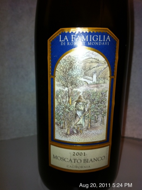1997 La Famiglia di Robert Mondavi Moscato Blanco