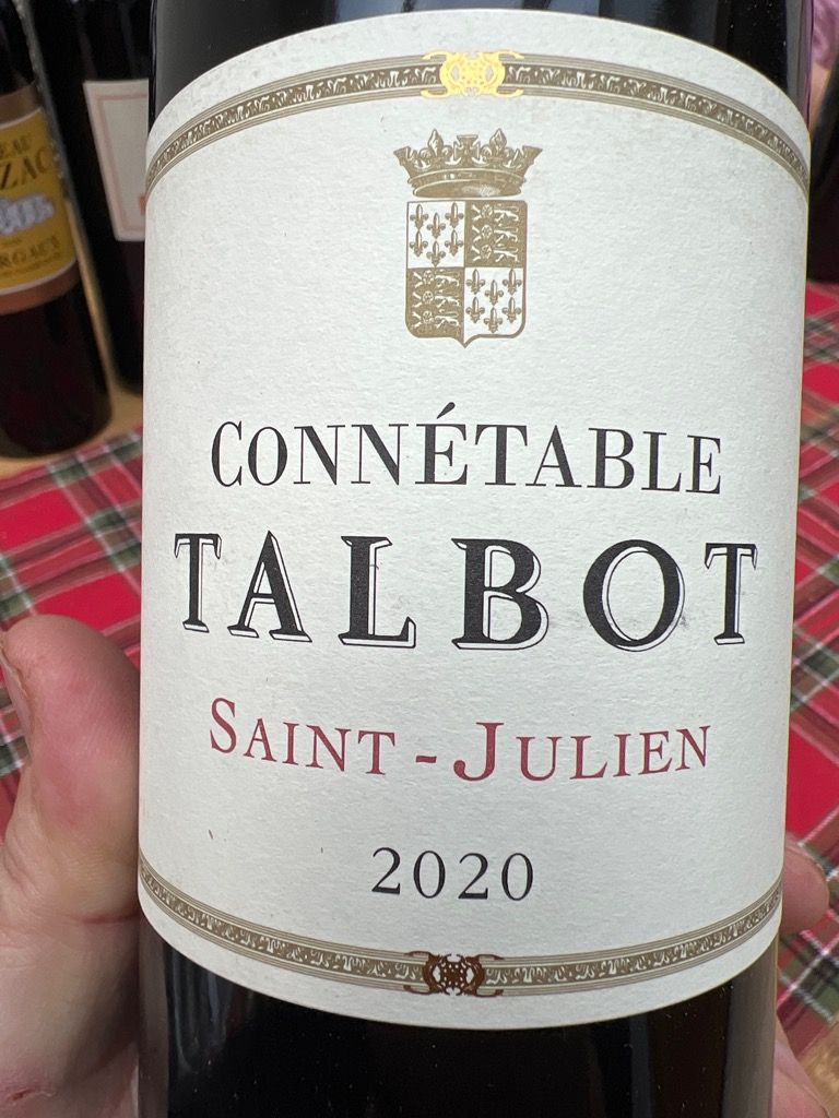 2020 Château Talbot Connétable de Talbot - CellarTracker