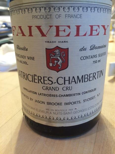 1998 Faiveley Latricières-Chambertin - CellarTracker